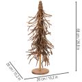 Sapin décoratif en branches de saule sur pied en bois 68 cm | Floristik24.fr