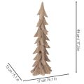 Sapin décoratif floqué en plastique 44 cm brun | Floristik24.fr