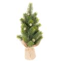 Floristik24 Mini sapin artificiel en jute - Décoration de table de Noël - 38 cm