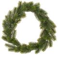 Floristik24 Couronne décorative artificielle en sapin vert 35 cm pour porte