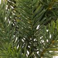 Couronne décorative artificielle en sapin vert 35 cm pour porte | Floristik24.fr