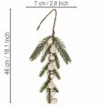 ProductNameDeux branches de sapin artificielles avec mini-boules blanc champagne, 46 cm/ProductName

ProductDescription<h2>Branche de sapin artificielle avec mini-boules pour décorer la maison</h2>
<p>Ce lot comprend deux branches de sapin artificielles d | Floristik24.fr
