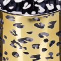 Porte-bougie chauffe-plat en verre à motif léopard, 12 cm | Floristik24.fr