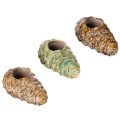 Floristik24 Porte-bougie chauffe-plat en forme de pomme de pin, 8 cm, lot de 3
