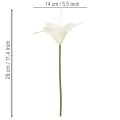 Kunstblume Lys Tigre blanc 29 cm bouquet de 6 pièces | Floristik24.fr
