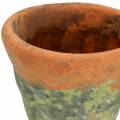 Floristik24 Cache-pot cache-pot vintage argile naturelle Ø14.5cm H12cm 2pcs