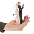 Figurine de mariés pour gâteau, 15,5 cm | Floristik24.fr