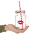 Verre avec couvercle et anse Ø7cm H13,5cm | Floristik24.fr