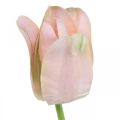 Fleur de tige rose artificielle tulipe H67cm