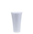 Floristik24 Vase &quot;Fizzy&quot; Ø13,5cm H20,5cm blanc, 1pc