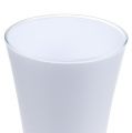 Floristik24 Vase &quot;Fizzy&quot; Ø13,5cm H20,5cm blanc, 1pc