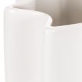Vase en céramique blanche