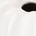 Vase en céramique blanche