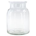 Floristik24 Vase décoratif en verre lanterne verre clair Ø18,5cm H25,5cm
