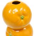 Floristik24 Vase de décoration d&#39;oranges vase de décoration d&#39;été en céramique vase à fleurs d&#39;agrumes
