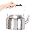 Théière décorative vintage en métal aspect zinc Ø19 cm H15 cm | Floristik24.fr