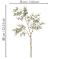 Kunstzweig en plastique vert pour décoration intérieure 86cm | Floristik24.fr