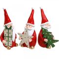 Floristik24 Figurines de Noël Figurines de décoration du Père Noël H8cm 3pcs