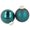 Floristik24 Boule de Noël, finition mate et brillante, décoration festive pour sapin, 6 cm, lot de 24.