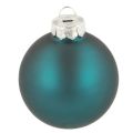 Boule de Noël, finition mate et brillante, décoration festive pour sapin, 6 cm, lot de 24. | Floristik24.fr