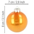 Boules de Noël en Verre Multicolores 75 mm - Set de 14 | Floristik24.fr