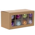 Boules de Noël en Verre Multicolores 75 mm - Set de 14 | Floristik24.fr