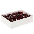 Boules de Noël en Verre Rouge