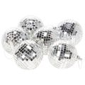 Boules de Noël miroir argenté