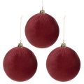 Boule de Noël en velours
