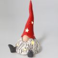 Floristik24 Figurine déco elfe de Noël avec rouge clair, gris 20cm