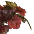 Floristik24 Porte-feuilles de vigne vert, rouge foncé 100cm