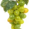 Floristik24 Déco raisins vert automne décoration fruits artificiels 15cm