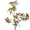 Floristik24 Kunstlicher Branche d'Aubépine avec Baies Rouges Décoration 110cm