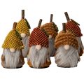 Floristik24 Ensemble de 6 figurines de gnome avec bonnet tricoté et gland, 10 cm