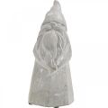 Floristik24 Figurine décorative elfe en béton Père Noël gris H18.5cm