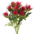 Floristik24 Kitschener Twigue de chardon artificiel rouge 67 cm pour décoration intérieure, Lot de 3