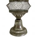Floristik24 Lanterne antique verre et métal Ø14cm H27cm