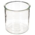 Floristik24 Photophore en verre transparent rond 12 cm - Lot de 2