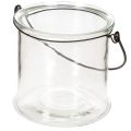 Photophore en verre suspendu