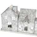 Décoration Maison en Métal avec Porte-Bougies Chauffe-Plat 68cm Argentée | Floristik24.fr