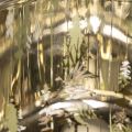 Photophore en verre motif