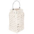 Floristik24 Lanterne suspendue, décoration estivale, macramé H35,5 cm L19 cm