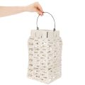 Lanterne suspendue, décoration estivale, macramé H35,5 cm L19 cm | Floristik24.fr