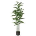 Kunstpflanze bambou vert 132 cm avec pot noir pour décoration intérieure | Floristik24.fr