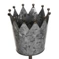 Floristik24 Couronne décorative en métal aspect antique, 95 cm