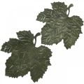 Floristik24 Bol décoratif feuilles d&#39;automne en métal Ø33/40cm lot de 2