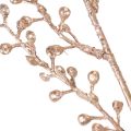 Branche artificielle avec petites baies 85 cm champagne | Floristik24.fr