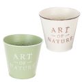 Cache-pot en zinc Ø15cm H13,5cm - Collection Art of Nature | Floristik24.fr