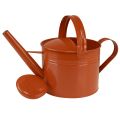 Arrosoir décoratif en métal de style champêtre, orange-brun, 26 cm, 5 L - Utilisation polyvalente comme pot de fleurs et arrosoir décoratif | Floristik24.fr