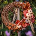 Lot de 6 mini couronnes naturelles en bois de vigne Ø 15 cm | Floristik24.fr